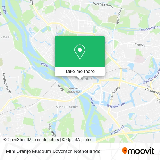 Mini Oranje Museum Deventer map