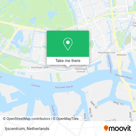 Ijscentrum map