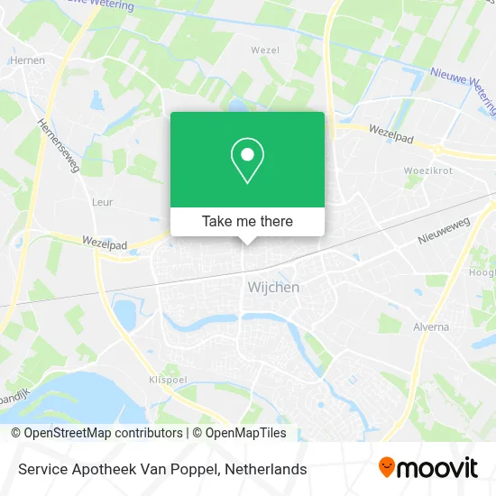 Service Apotheek Van Poppel map