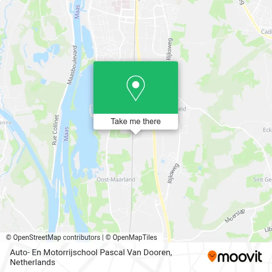 Auto- En Motorrijschool Pascal Van Dooren Karte