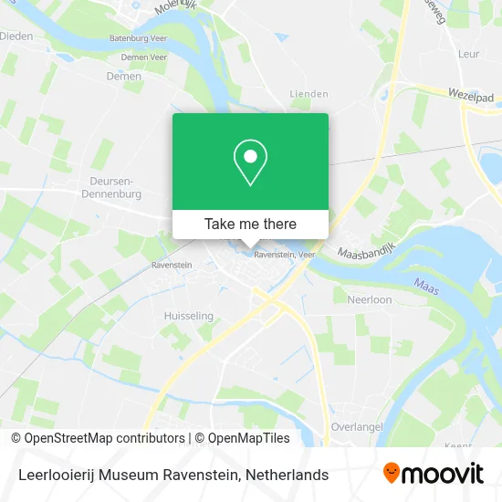 Leerlooierij Museum Ravenstein map