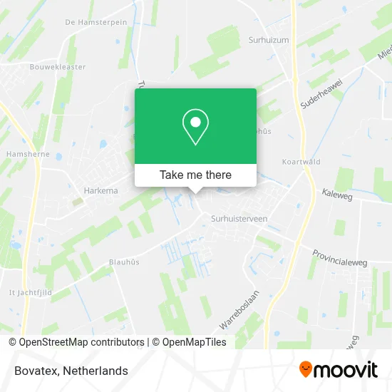 Bovatex map