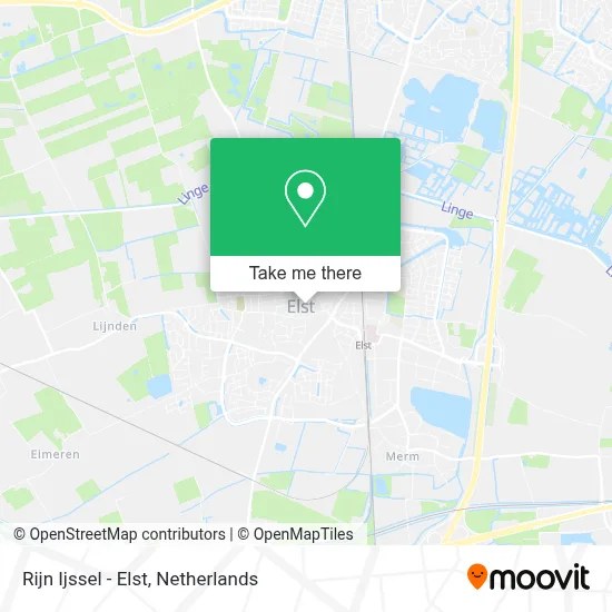Rijn Ijssel - Elst map
