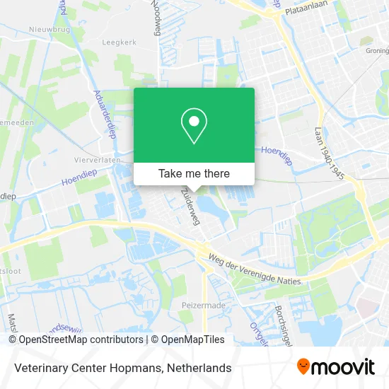Veterinary Center Hopmans map