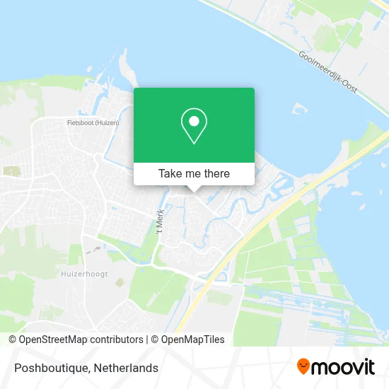 Poshboutique map