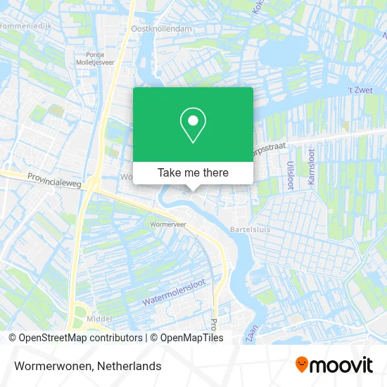 Wormerwonen map