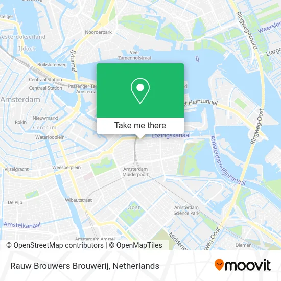 Rauw Brouwers Brouwerij map