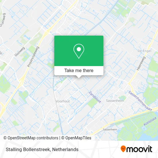 Stalling Bollenstreek map