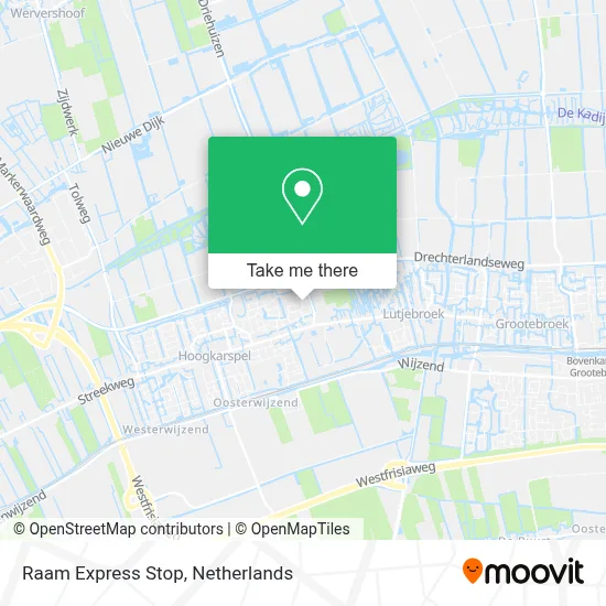Raam Express Stop map