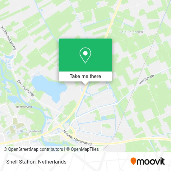 Shell Station Karte