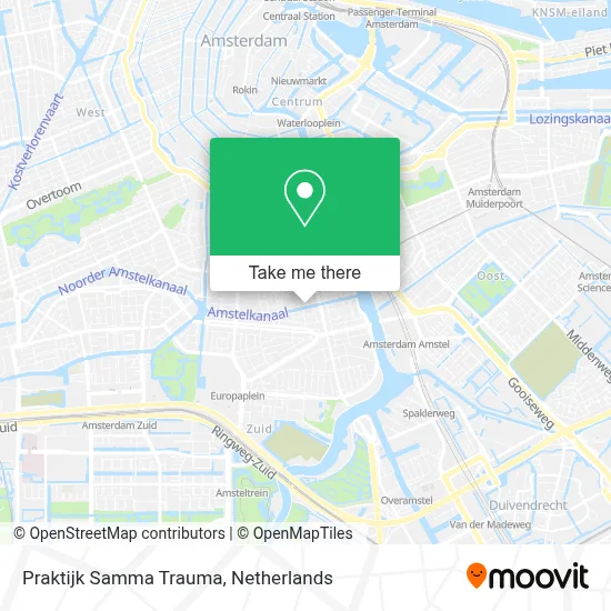 Praktijk Samma Trauma map