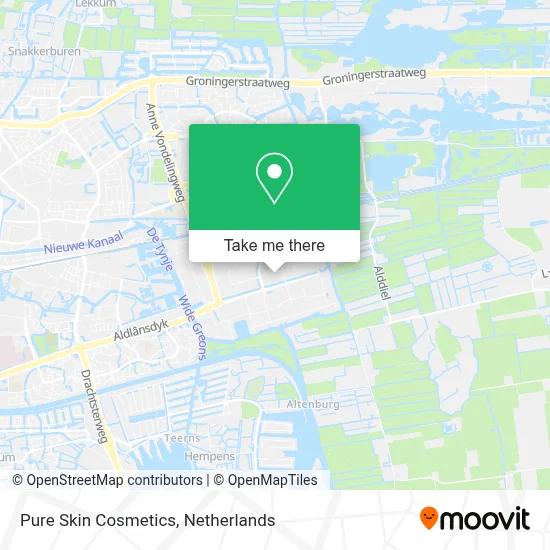 Pure Skin Cosmetics map