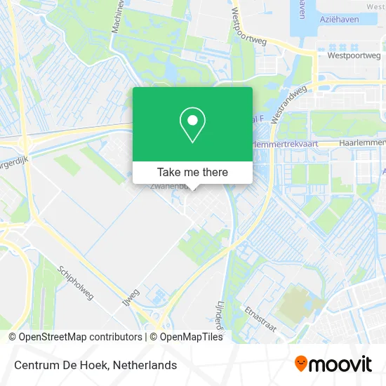 Centrum De Hoek map