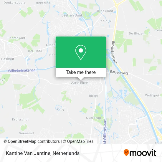 Kantine Van Jantine map