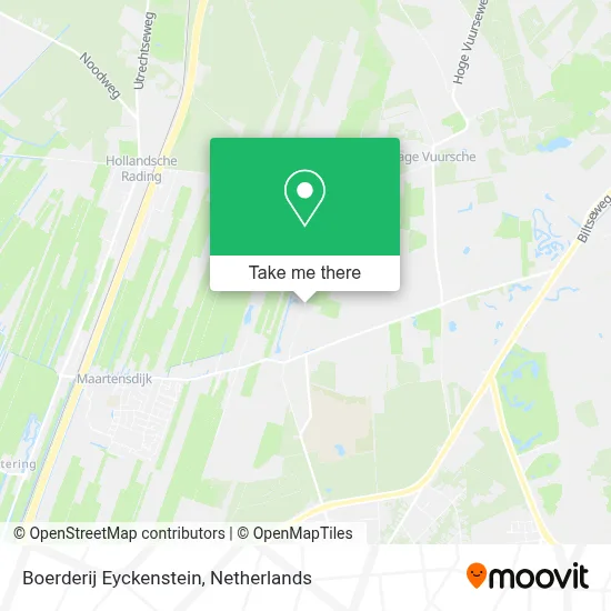 Boerderij Eyckenstein map