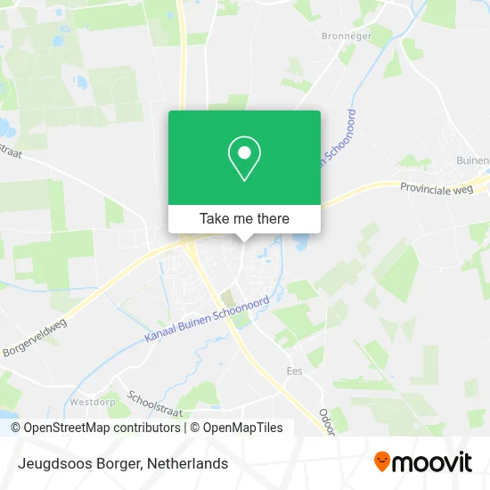 Jeugdsoos Borger map