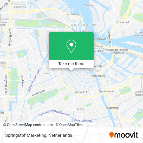 Springstof Marketing map