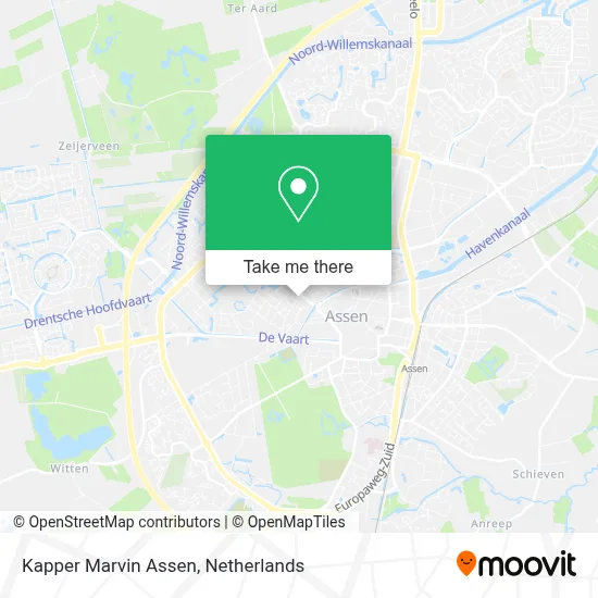 Kapper Marvin Assen map