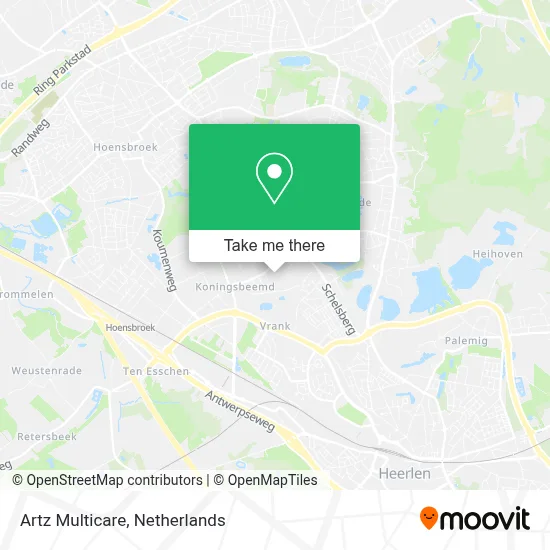 Artz Multicare map