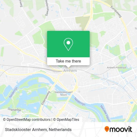 Stadsklooster Arnhem map