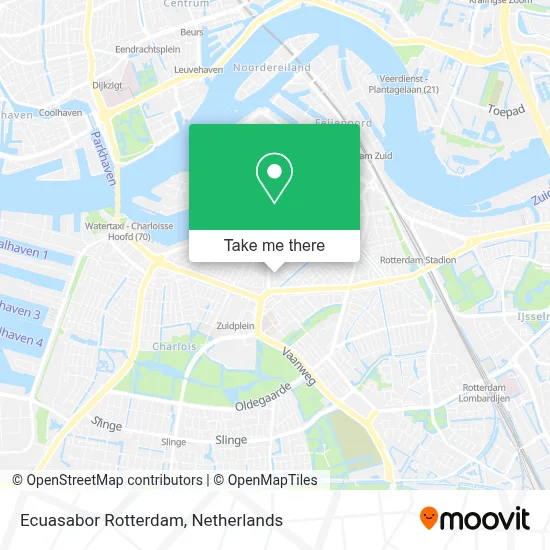 Ecuasabor Rotterdam map