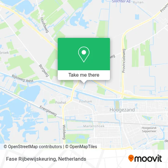 Fase Rijbewijskeuring map