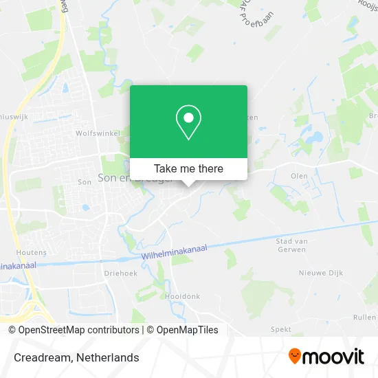 Creadream map