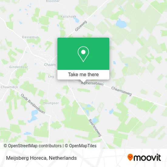 Meijsberg Horeca map