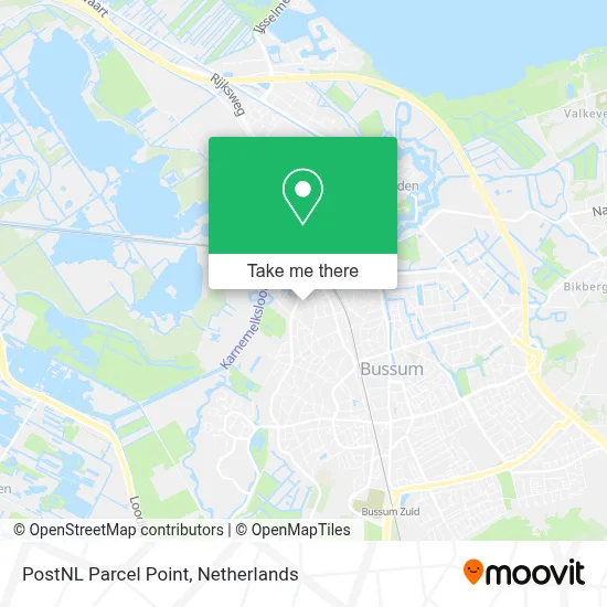 Postnl Pakketpunt map