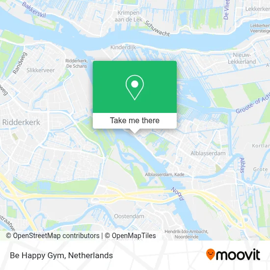 Be Happy Gym map
