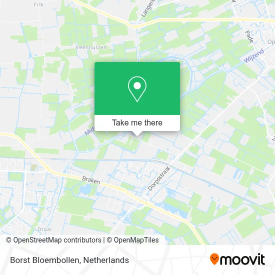 Borst Bloembollen map