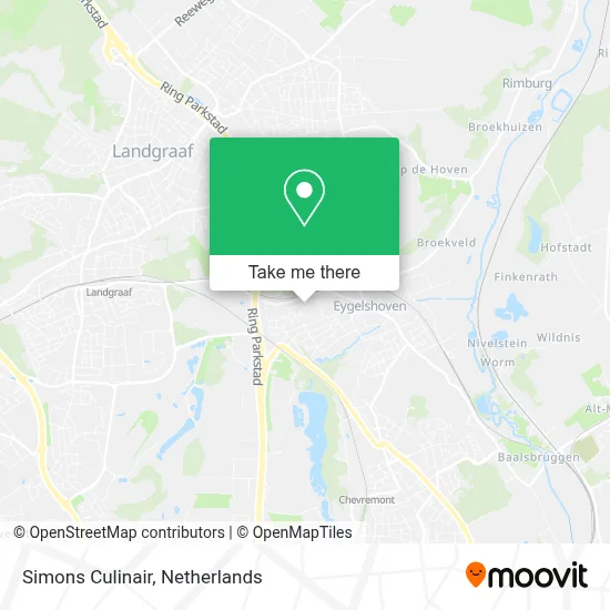 Simons Culinair map