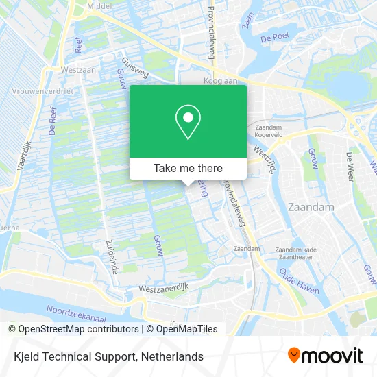 Kjeld Technical Support map