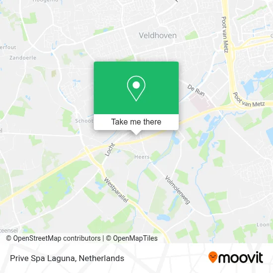 Prive Spa Laguna map