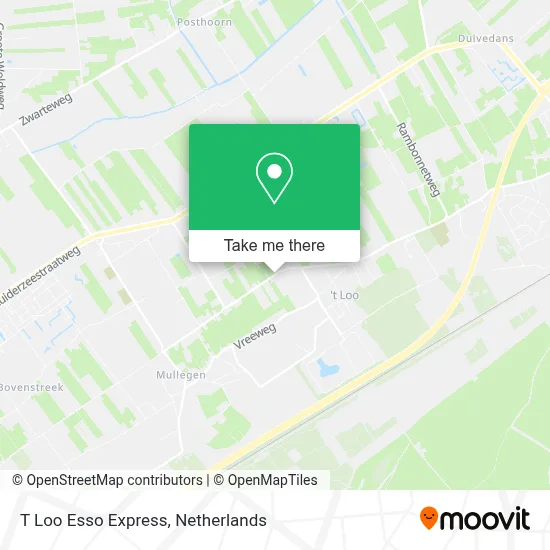 T Loo Esso Express map