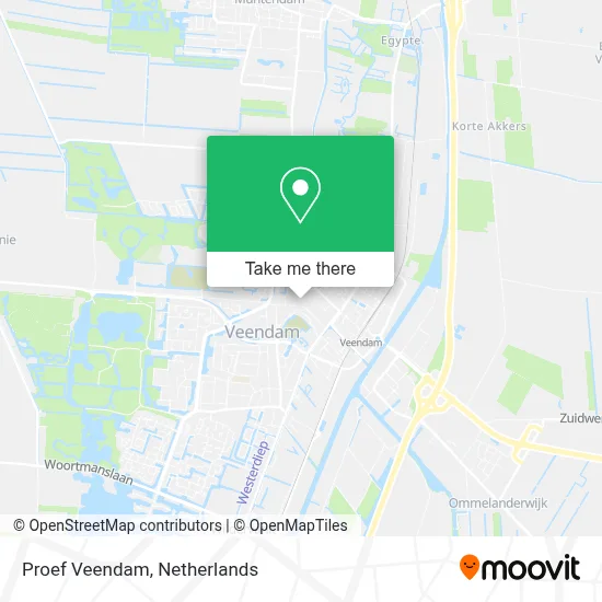 Proef Veendam map