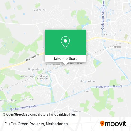 Du Pre Green Projects map