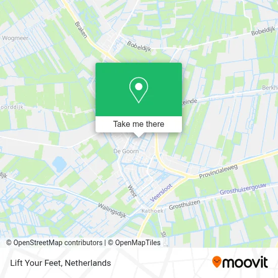 Lift Your Feet map