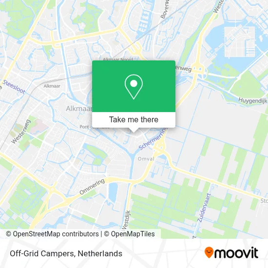 Off-Grid Campers map