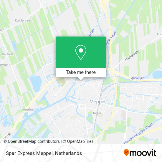 Spar Express Meppel map