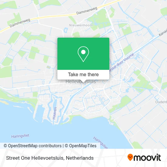 Street One Hellevoetsluis map