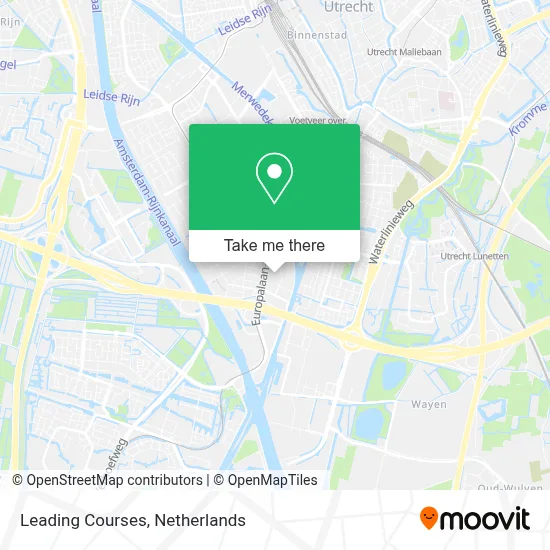 Leading Courses map