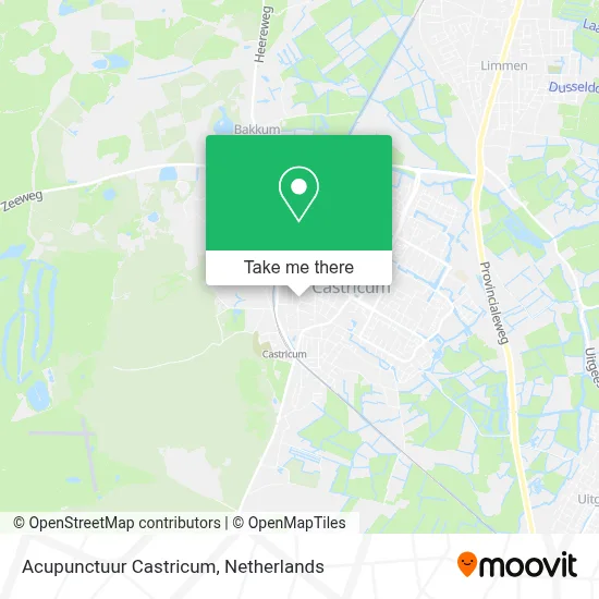 Acupunctuur Castricum map