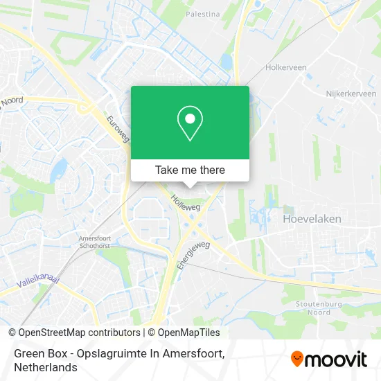 Green Box - Opslagruimte In Amersfoort map