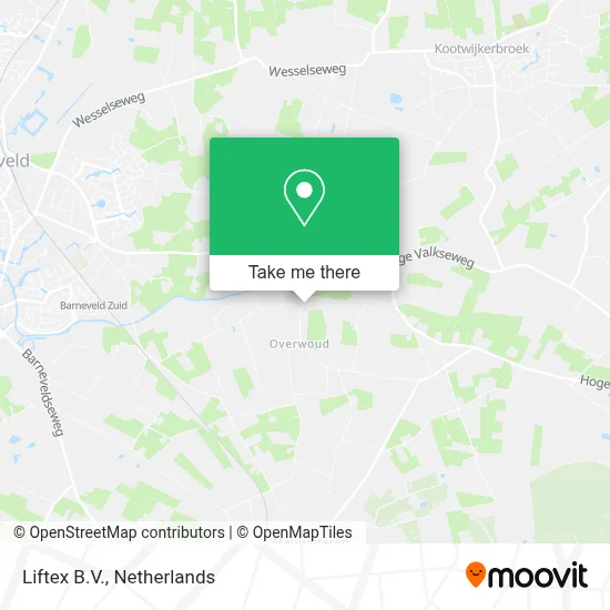 Liftex B.V. map