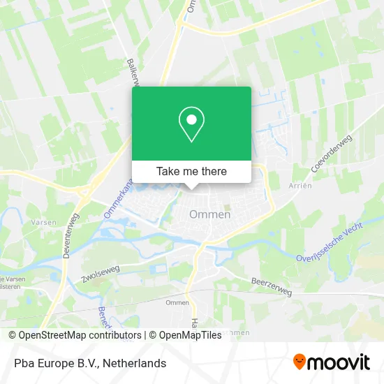 Pba Europe B.V. map