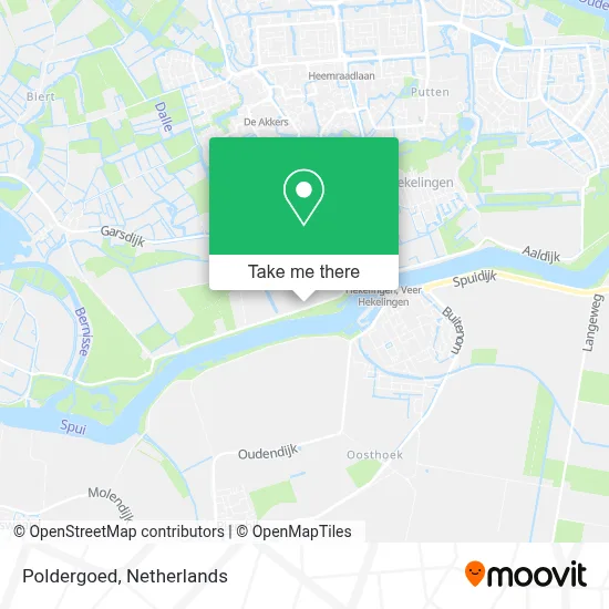 Poldergoed map