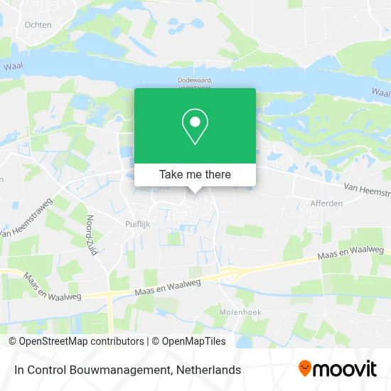 In Control Bouwmanagement map
