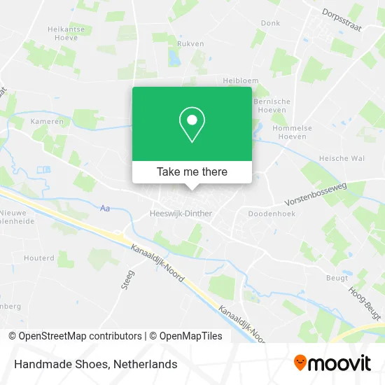 Handmade Shoes map