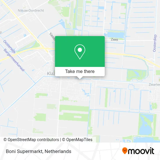 Boni Supermarkt map